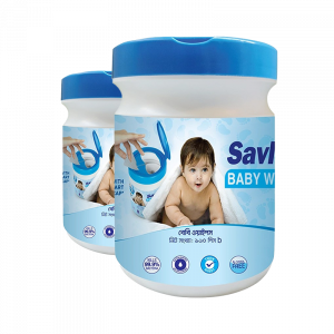 Savlon Baby Wipes Jar - 160 Pcs - Combo 2 Pcs