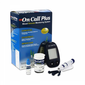 On Call Plus Digital Blood Glucose Meter with 10 Free Strips