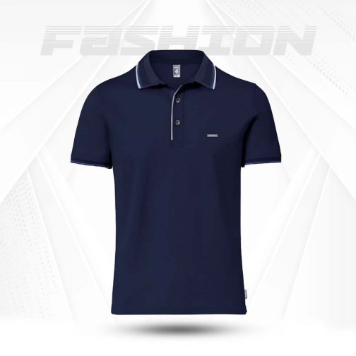 Premium Elite Edition Double PK Cotton Polo - Navy