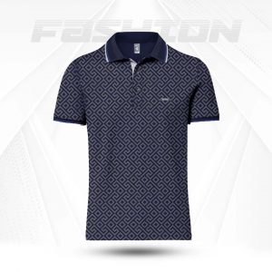Premium Elite Edition Double PK Cotton Polo - Navy