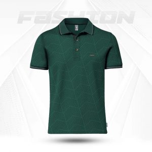 Premium Elite Edition Double PK Cotton Polo - Green