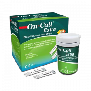 On Call Extra Blood Glucose Test Strips (50pc) Box
