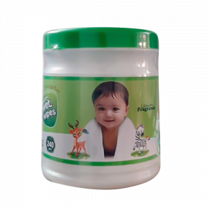 Bashundhara Baby Wipes 240 Pcs jar