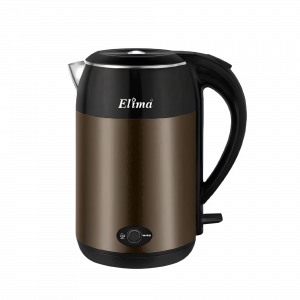 Elima 2 Litre Electric Kettle with 1 YEAR Warranty - EMK-555 (Brown)