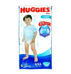 Huggies Dry Baby Belt Diaper XXL 38 (14 kg+)