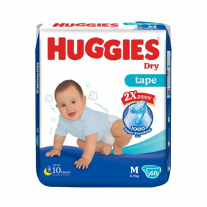 Huggies Dry Baby Belt Diaper M 60 (6-11 kg)